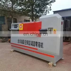 China Construction Machinery Bar Steel Rebar Straightening Machine Automatic Cnc Rebar Bender and Cutter thumbnail-3