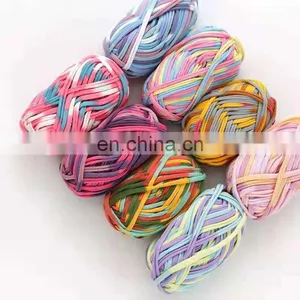 Yarn Handbag T-shirt Yarn Crochet Hand Knitting Cotton Spaghetti For Crochet thumbnail-4