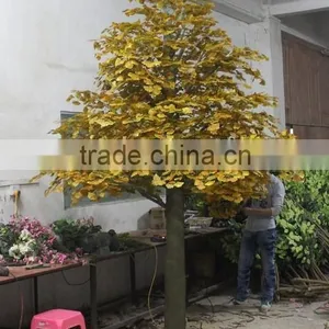 the Cheap Highimitation Artificial Trees Large Leaf Artificial Outdoor/indoor Large Trees Ginkgo Tree thumbnail-1