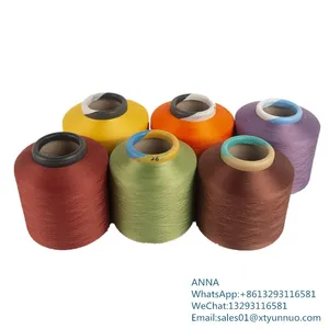 Colorful Polyester 100% Polyester Yarn thumbnail-1
