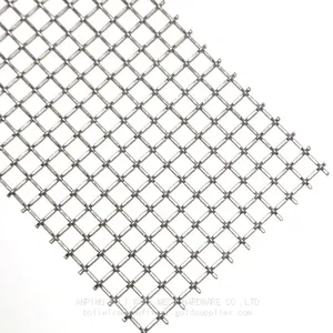 Quality Stainless Steel Mesh Screen for Making Mesh Fitler/Stainless 304 Wire Mesh ,crimped Mesh Screen Netting thumbnail-2