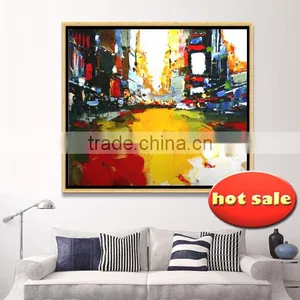 Heavy Painted Canvas Wall Painting by Palette Knife YB-124 thumbnail-1