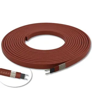 Self Regulating Roof Ice Melt Electric Underfloor Heating Cable Protection Walkway Self Regulation Heating Cable With Power Cord thumbnail-2