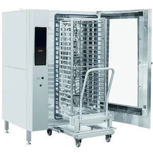Commercial Grade Liquid Crystal Electric Combi Oven With 10.1