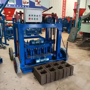 Single-phase Mobile Pallet-free Cement Block Making Machine With Interchangeable Molds thumbnail-2