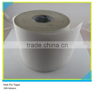 Hot Fix Motif Tape Clear 501 Glue 100m Length 28cm Width Roll thumbnail-1