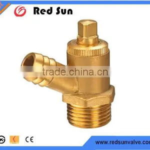 HR4080 Factory Manufacture Forged Brass Water Drain Stop Valve thumbnail-1