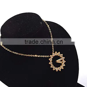 Christmas Accessories Jewelry Rhinestone Tassel Necklace Gold thumbnail-3