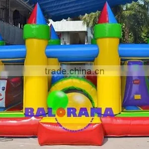 Inflatable Castle Playground 6x4x2.5h mt thumbnail-1