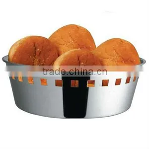 STAINLESS STEEL BREAD BASKET BIDDED thumbnail-1