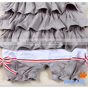 Hot Sale Summer Girl Cloth Cute Infant&Toddler Clothing Kids Girls' Clothes Baby Girl Strap Cupcake Jumpsuits Baby Girl Rompers thumbnail-4