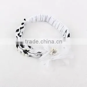 Cheap Fashion Design Lace Baby Hair Accessories Children Girl Headbands thumbnail-4