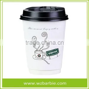 Logo Printed Disposable Hot Drink Paper Cups thumbnail-2