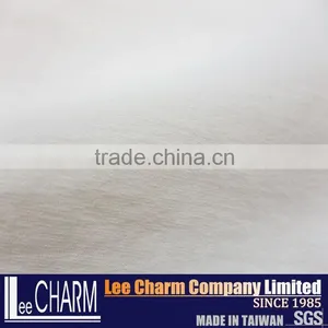 White Thin Elastic Plain Fabric Nylon Spandex thumbnail-2