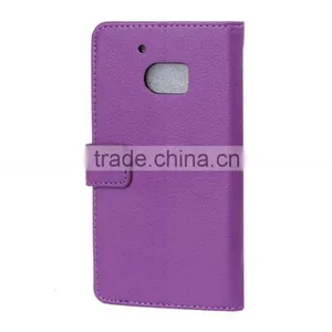 MMT Flip Leather Case for HTC M10 Wallet Cover With Card Slot Photo Frame PU Wallet Case Litchi Grain Style MT-5664 thumbnail-2