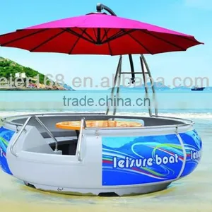 Leisure Boat Round Electric Water BBQ Donut Boat thumbnail-1