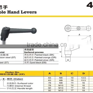 For Woodworking or Metal Lathes Handle Adjustable Hand Lever thumbnail-2