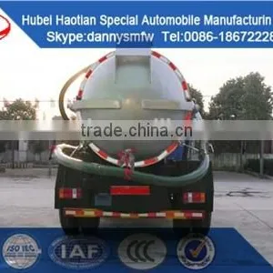 New Vacuum Suction Truck for Sale Hubei Haotian New Design Fecal Suction Truck Sewage Suction Truck thumbnail-3