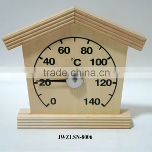Wooden Sauna Thermometer and Hygrometer thumbnail-1