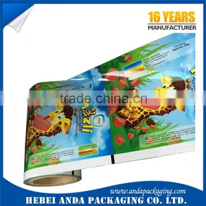 Flexible Plastic Roll Film Packaging Popsicle /plastic Frozen Food Packaging Bag/ Ice Candy Plastic Wrapper Supplier's Choice thumbnail-6