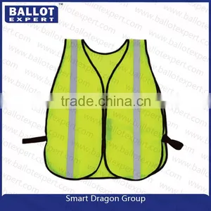 China Factory Wholesale Mesh Polyester Fluorescent Fabrics Reflective Running Safty Vest thumbnail-1