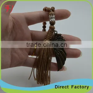 Fashion Long Woven Tassel Necklace Jewelry With Bead for Women Supplier's Choice thumbnail-2