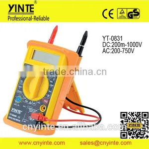 YT-0831 Portable AC DC Voltage LCD Digital Multimeter thumbnail-1