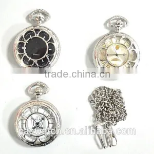 2015 Nickel Free IP Plating Custom Japan Movt Quartz Pocket Watch thumbnail-1