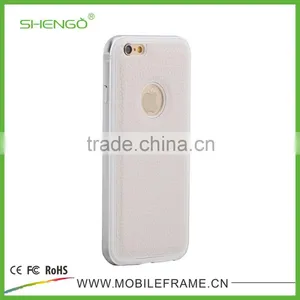 Shengo Simple Design PU Leather Custom Phone Cases Wholesale thumbnail-6