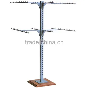 Single-pole Telescopic Stainless Steel Vertical Hanging Clothes Drying Rack thumbnail-2