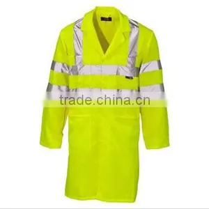EN20471 2016 Green 100% Polyester 3M Reflective Raincoat Quality Choice thumbnail-6