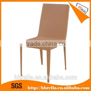 2014 Orange PU Leather Dining Chair thumbnail-1