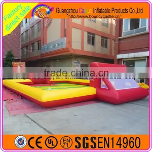 New Inflatable Soapy Football Field For Sale, Air Sealed Inflatable Soap Soccer/Football Field thumbnail-3