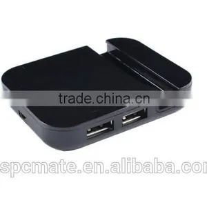 White or Black Phone Holder High Speed 4 Port Usb Hub 2.0,High Speed Usb 2.0 Hub thumbnail-2