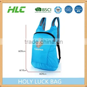 Wholesales Backpack Waterproof Backpack Foldable Ripstop Backpack With Small Zipper Pouch thumbnail-5