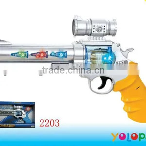 2013 Newest and Hot Sale Kids Plastic Toys Gun, Kids Electric Toys Gun thumbnail-1