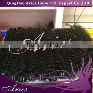 Brazilian Deep Wave Curly Virgin Hair Brazilian Virgin Hair Kinky Curly Human Hair Weave Bundles thumbnail-5