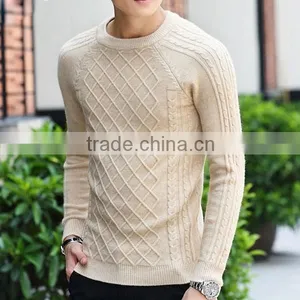 South Korean Fashion Men's Sweaters 2015 Sets New Round Collar for Multi Color Men Sweater thumbnail-1