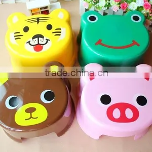 Lovely Creative Plastic Children Chair Stool Children Antiskid Cartoon Chair thumbnail-1
