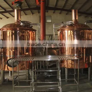 Red Copper Beer Brewing Kettle , Mash Tun , Whirlpool Tank for Sale thumbnail-1