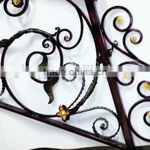 Top-selling Artistic Handrail Wrought Iron Outdoor Install thumbnail-1