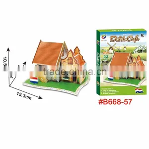 Holland Flower Shop 3D Jigsaw Puzzle Perfect Educational Kid Toy thumbnail-2