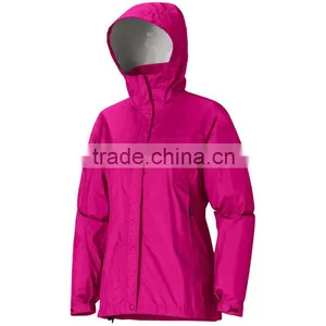 Waterproof Nylon Lightweight Women Foldable Nylon Windbreaker thumbnail-1