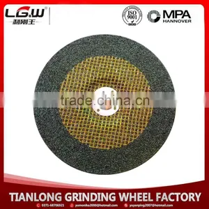 H530 125*6*16mm Depressed Center Black/red Grinding Wheel From China Factory thumbnail-1