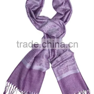 Purple Pashmina Scarves thumbnail-1