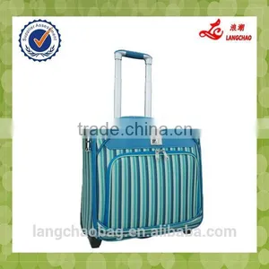Newly Design PVC Material 16 Inch Aluminum Real Push Trolley Wholesale Type Boarding Luggage thumbnail-5