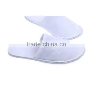 EVA Sole White Velour Hotel Slipper thumbnail-3