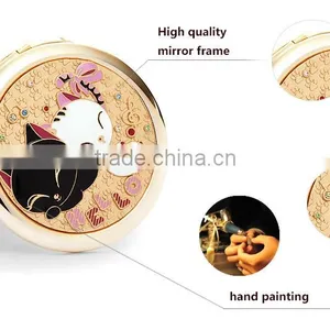 Personalized Cat Pocket Mirror Cosmetic Mirror thumbnail-5