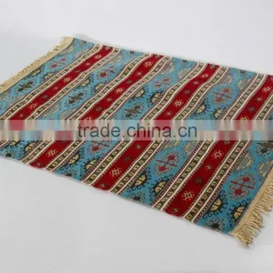 Custom Design Jacquard Woven Chenille Muslim Prayer Rugs, Prayer Mat thumbnail-1