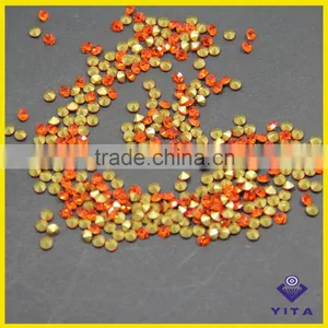 Wholesale Hyacinth Price Pointback Crystal Glass Chaton Stones thumbnail-4